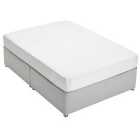 M&S Cotton Rich Percale Fitted Sheet, Super King Size, White