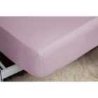 Egyptian Cotton 400 Thread Count Single Fitted Sheet 15" Mulberry