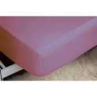 Easy Care Fitted Sheet Double Misty Rose