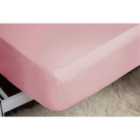 Easy Care Fitted Sheet Double Blush