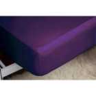 Easy Care Fitted Sheet Double Mauve