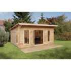 Forest Garden Mendip 5m x 4m Double Glazed Log Cabin