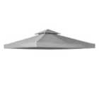 Outsunny 3m 2 Tier Gazebo Top Replacement Canopy - Grey