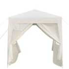 Outsunny 2Mx2M Pop Up Gazebo Party Tent Canopy Marquee With Storage Bag White