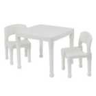 Liberty House Toys Childrens White Plastic Table/Chair Set