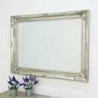 MirrorOutlet Buxton Silver Wall Mirror 110 X 79 Cm