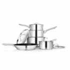 Penguin Home® Professional Induction-safe Cookware Set, Stainless Steel, 5-pieces