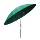 Outsunny 2.4m Round Parasol (base not included) - Green