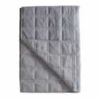 Prestwick Quilted Cotton Velvet Bedspread Grey 2400X2600mm