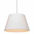 Village At Home Drum Pendant Shade Ivory Small