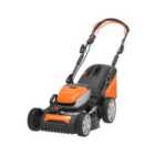 Yard Force 40V 46Cm Self-propelled Cordless Lawnmower W/ 4Ah Lithium-ion Battery & Quick Charger - Orange & Black