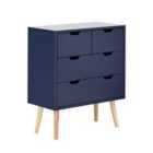 Nyborg Two and Two Chest of Drawers Nightshadow