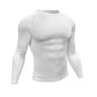 Precision Essential Baselayer Long Sleeve Shirt Adult (white, Xsmall 32-34")