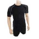 Precision Lyon Training Shirt & Short Set Junior (l Junior 30-32", Black/White)