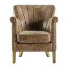 Montpellier Armchair Brown Leather