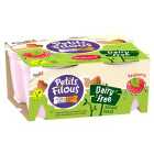 Petits Filous Kids Dairy Free Raspberry Yoghurt Pots 4 x 95g