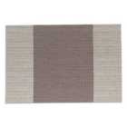 Haven Anti Slip Dining Table Mat - Vertical Bar Coffee