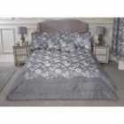 Emma Barclay Butterfly Meadow Bedspread with 2 Matching Pillow Shams Silver