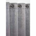 Emma Barclay Ambiance Eyelet Curtains 66 x 90" Charcoal