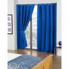 Emma Barclay R.M. Eyelet Blackout Curtains Cali 66 x 72" Blue