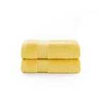 Bliss Pima 2 Pack Guest Towel - Mustard