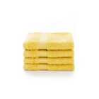 Bliss Pima 4 Pack Face Cloth - Mustard