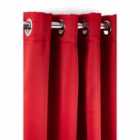 Emma Barclay R.M. Eyelet Blackout Curtains Cali 46 x 54" Red