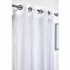 Emma Barclay Aries Eyelet Voile Curtain 57x72" White (pair)