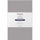 Morrisons Grey 100% Cotton Super King Fitted Sheet