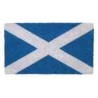 Eco-friendly Latex Backed Coir Door Mat, Scottish Flag