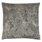 Kai Hector Polyester Filled Cushion Viscose Polyester Cotton Onyx
