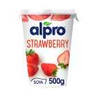 Alpro Soya Strawberry Dairy Free Yogurt Alternative, 500g