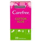 Carefree Breathable Pantyliners with Aloe 20 per pack