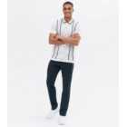 Navy Slim Fit Trousers