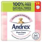 Andrex Pure Care Washlets Flushable Toilet Wipes Quad Pack 4 x 36 per pack