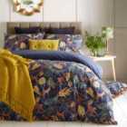 Furn. Monkey Forest King Duvet Cover Set Cotton Polyester Midnight