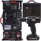 Mylek 18V Cordless Drill 130-piece Tool Accessory And Carry Case