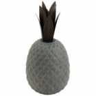 Premier Small 50Cm Pineapple Ornament - Grey