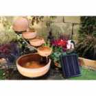 Tranquility Teracotta Contemporary Water Feature Solar Powered