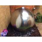Tranquility 75Cms Stainless Steel Sphere Mains Powered Water Feature
