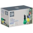 The Outdoor Living Company 20 Bulb Festoon Party Lights - Multi-Coloured