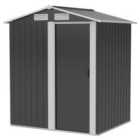 Outsunny 5 x 4ft Outdoor Storage Shed w/ Sliding Door - Grey