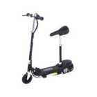 Reiten Kids Foldable E Scooter Electric 120W Toy with Brake Kickstand - Black