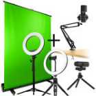 Streamplify COMPLETE Bundle Including MIC ARM, CAM, LIGHT 10 & 14, and SCREEN LIFT