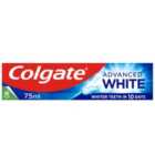 Colgate Advanced White Teeth Whitening Toothpaste 75ml