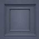 Belgravia Decor Sample Amara Panel Dark Blue Wallpaper