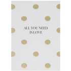 M&S All You Need Is Love Spot Card