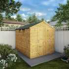 Mercia Shiplap Security Apex Timber Shed - 8 x 6ft