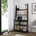 LPD Furniture Tiva Shelving Unit With Desk Charcoal