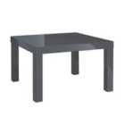 LPD Furniture Puro End Lamp Table Charcoal